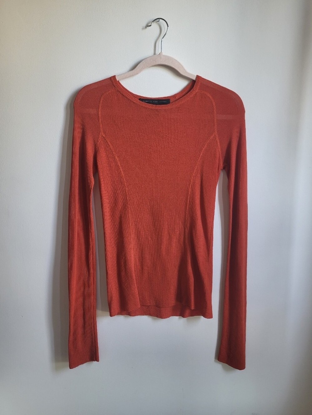 Marc By Marc Jacobs Long-Sleeve Crewneck Top